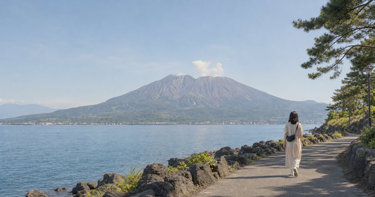 鹿児島の女ひとり旅ガイド：モデルコースとエリア別おすすめ のアイキャッチ画像
