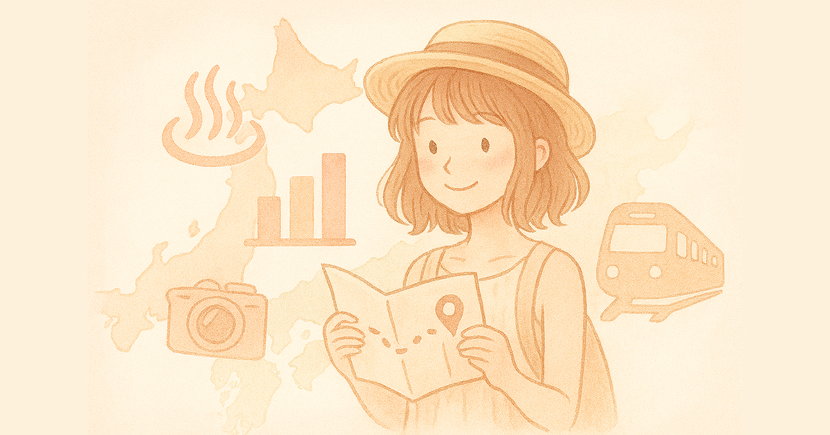 ひとり旅はハードルが高い？データと体験談でわかる国内ソロ旅の始め方 のアイキャッチ画像