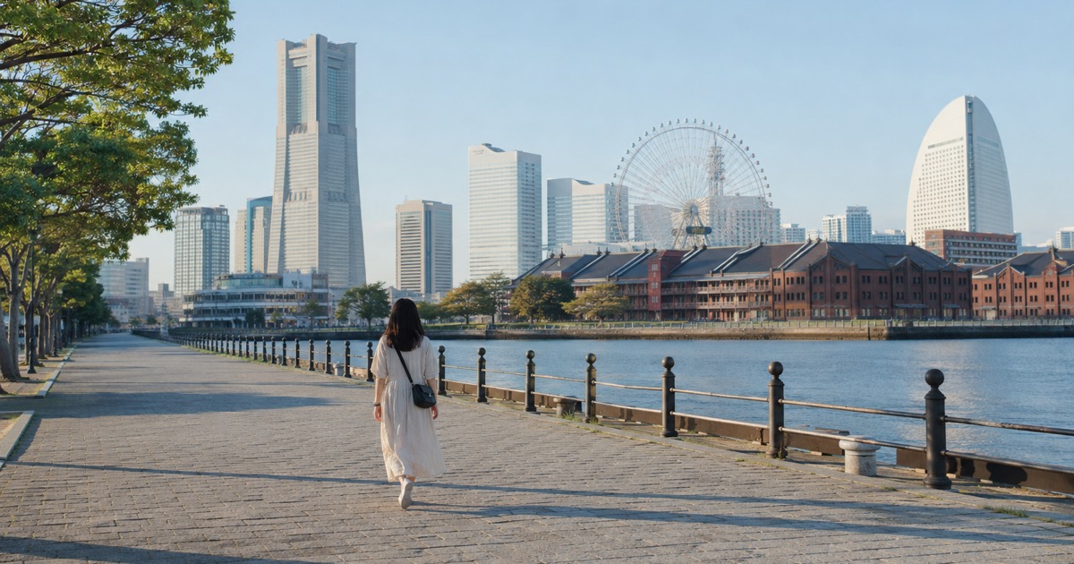 横浜の女ひとり旅ガイド：モデルコースとエリア別おすすめ のアイキャッチ画像