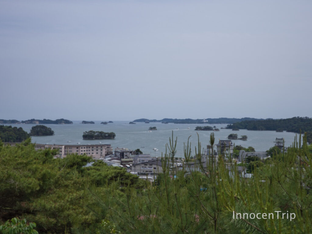 展望台から望む松島海岸